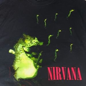 Nirvana Seahorse Black T-Shirt